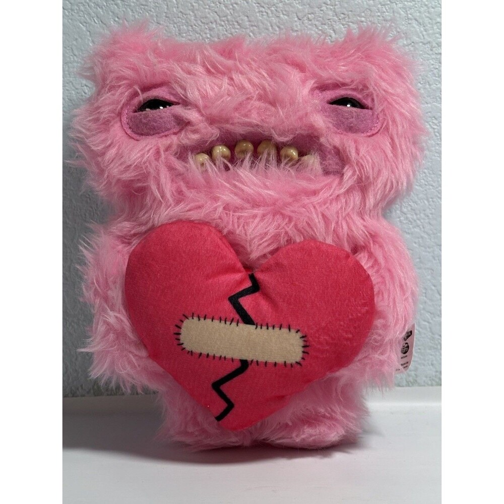Rare Pink Love Fuggler Valentine’s Day  9” ZURU Funny Ugly Monster
